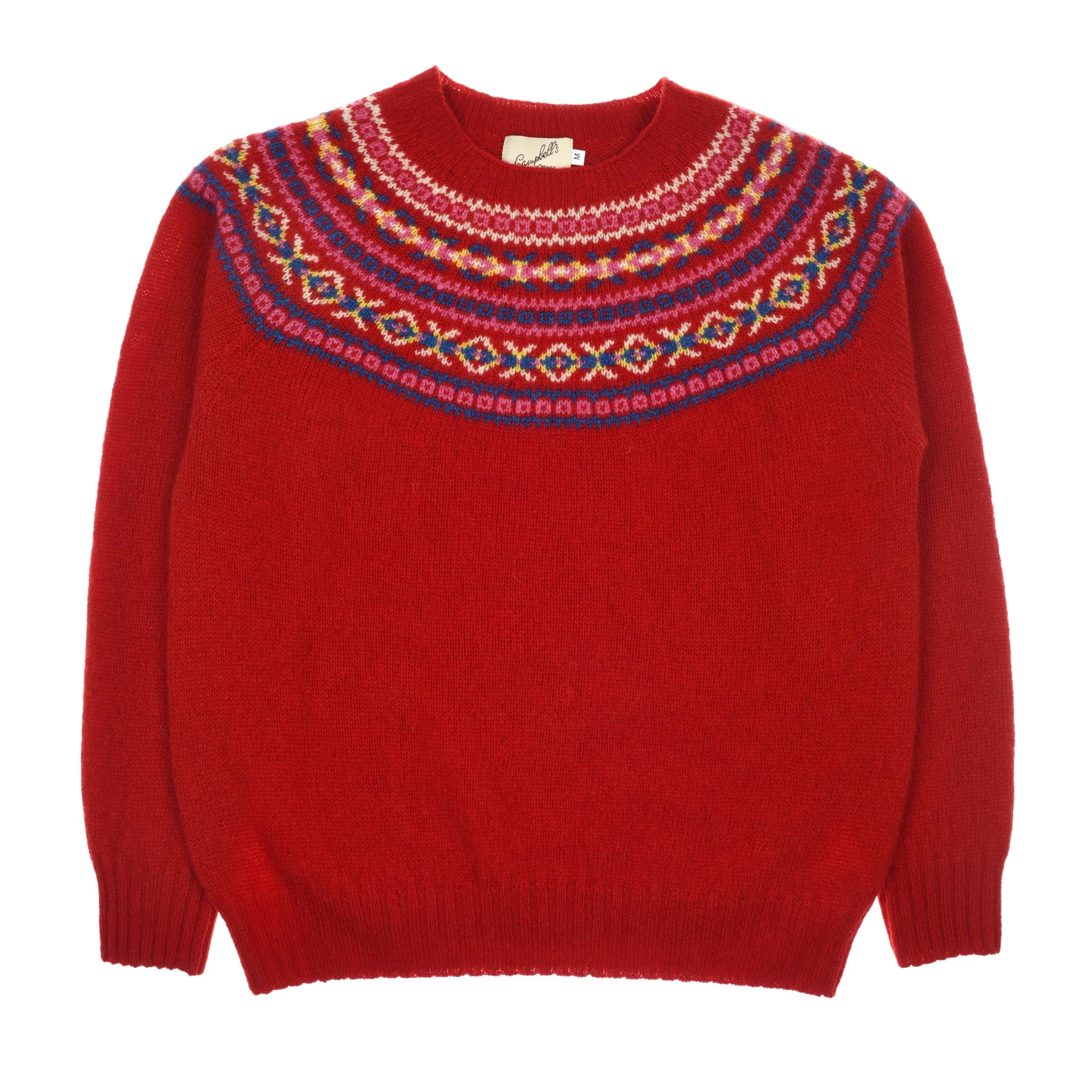 Auld Stock Fairisle Crew Jumper - Image 6