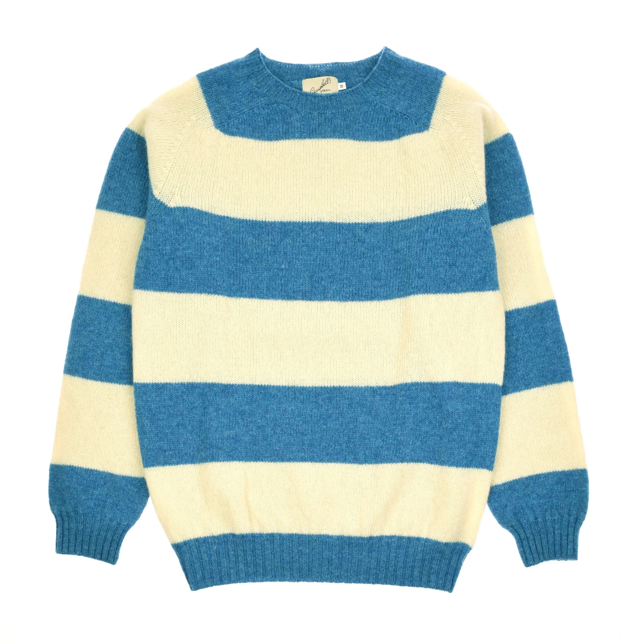 Auld Stock Shetland Stripe Crew Jumper - Image 8