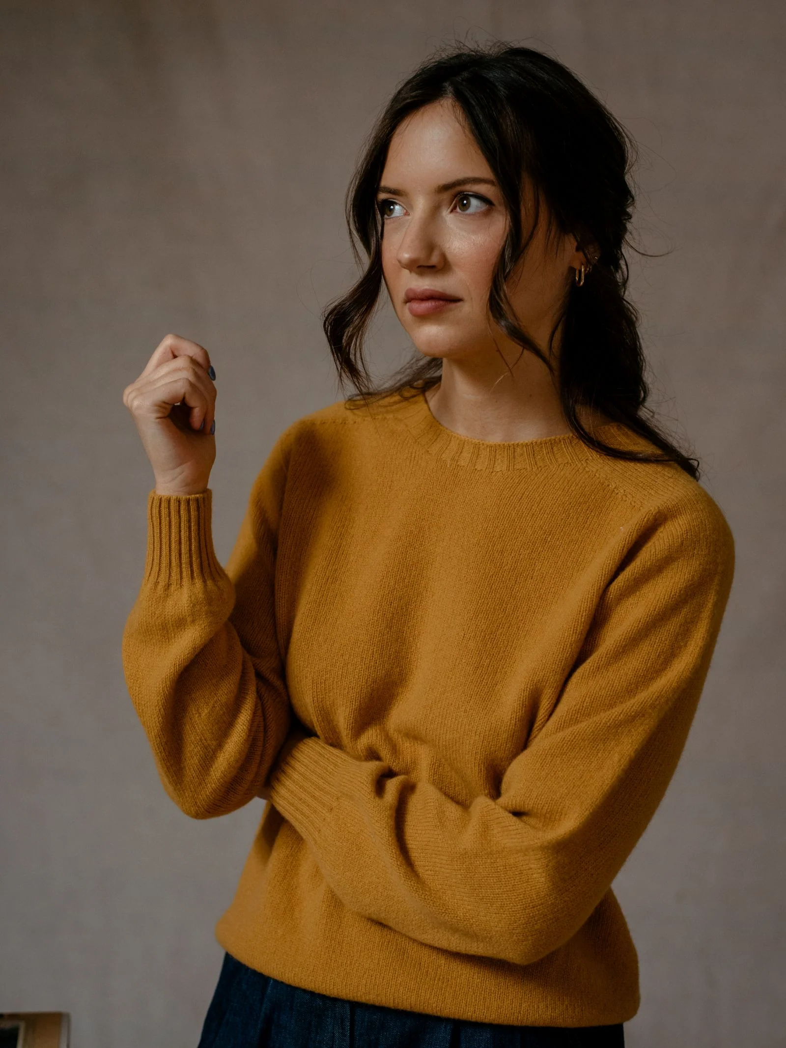 Auld Stock Geelong Lambswool Crew Neck Jumper