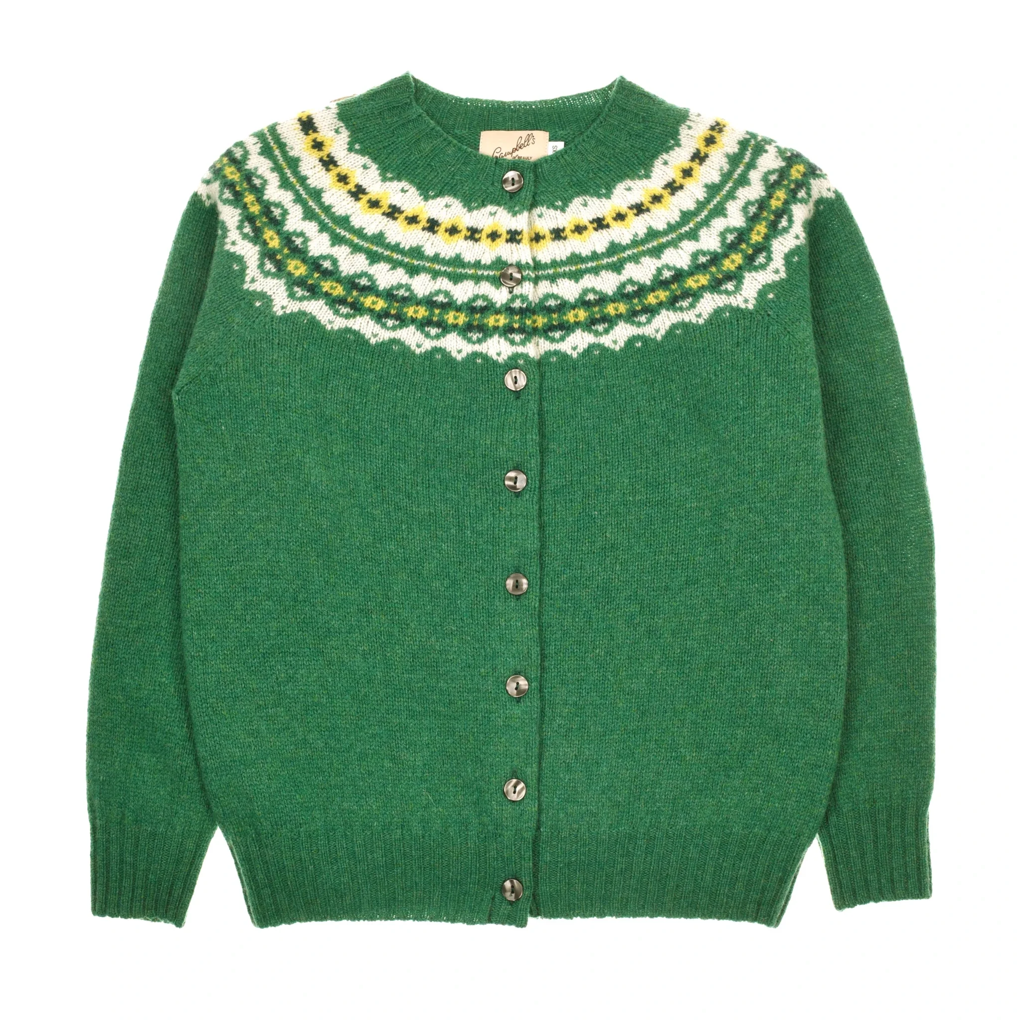 Auld Stock Shetland Fairisle Cardigan - Image 7