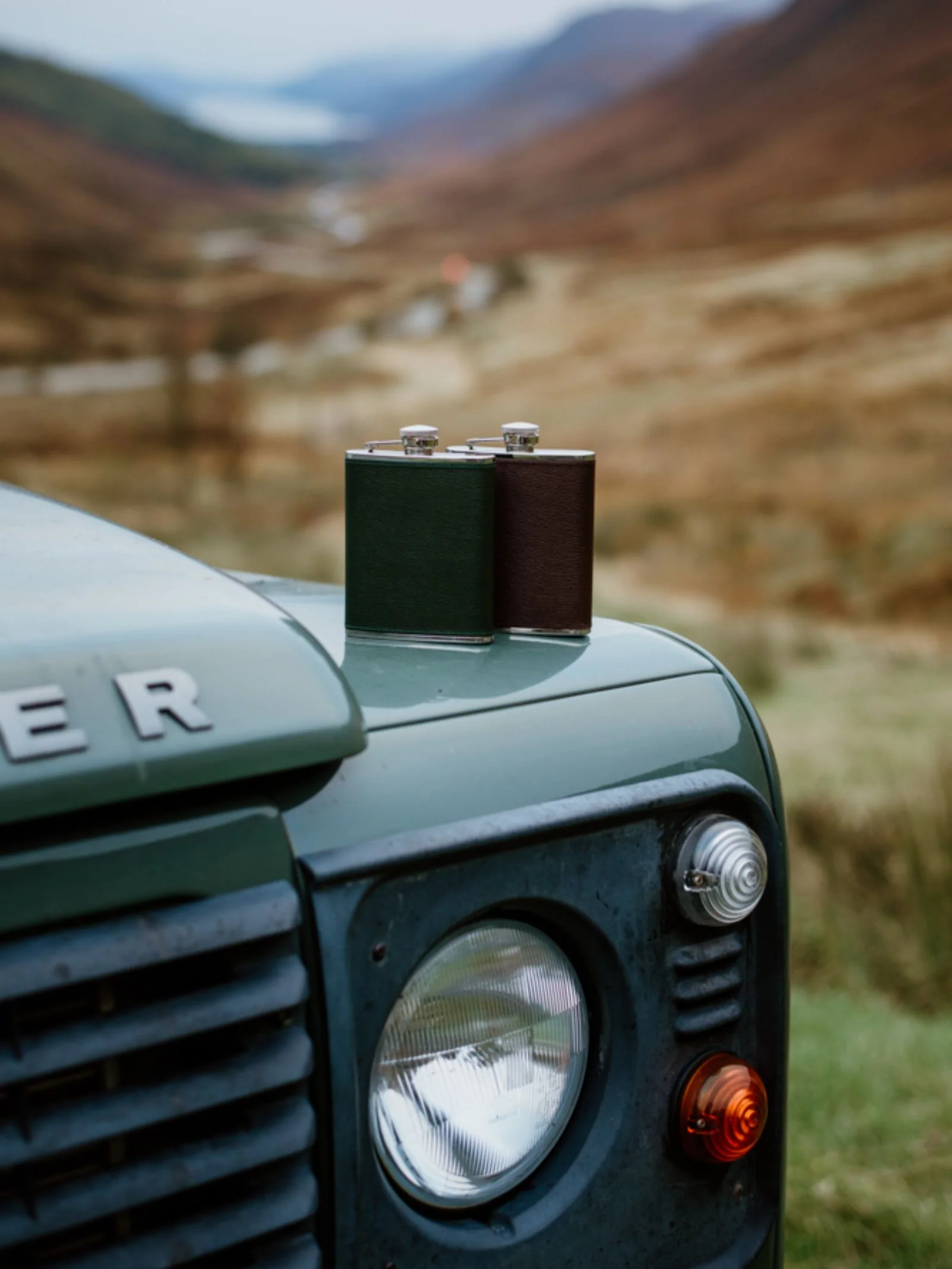 6oz Forest Green Hip Flask - Image 3