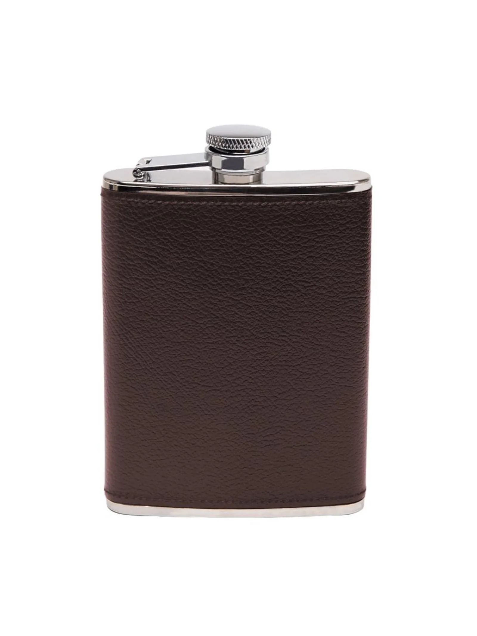 6oz Chocolate Hip Flask - Image 6