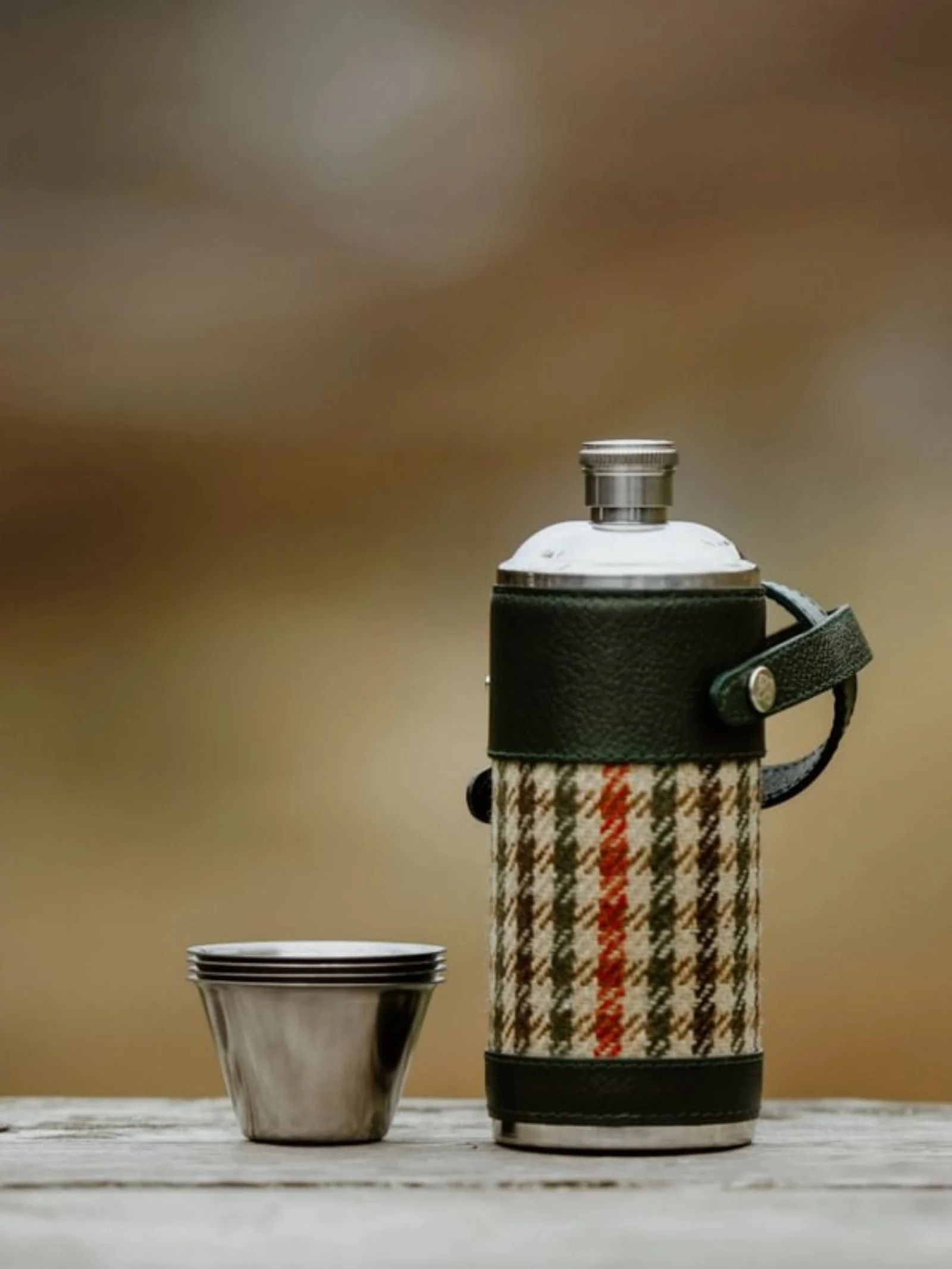 8oz Forest Green Hunter Flask - Image 7