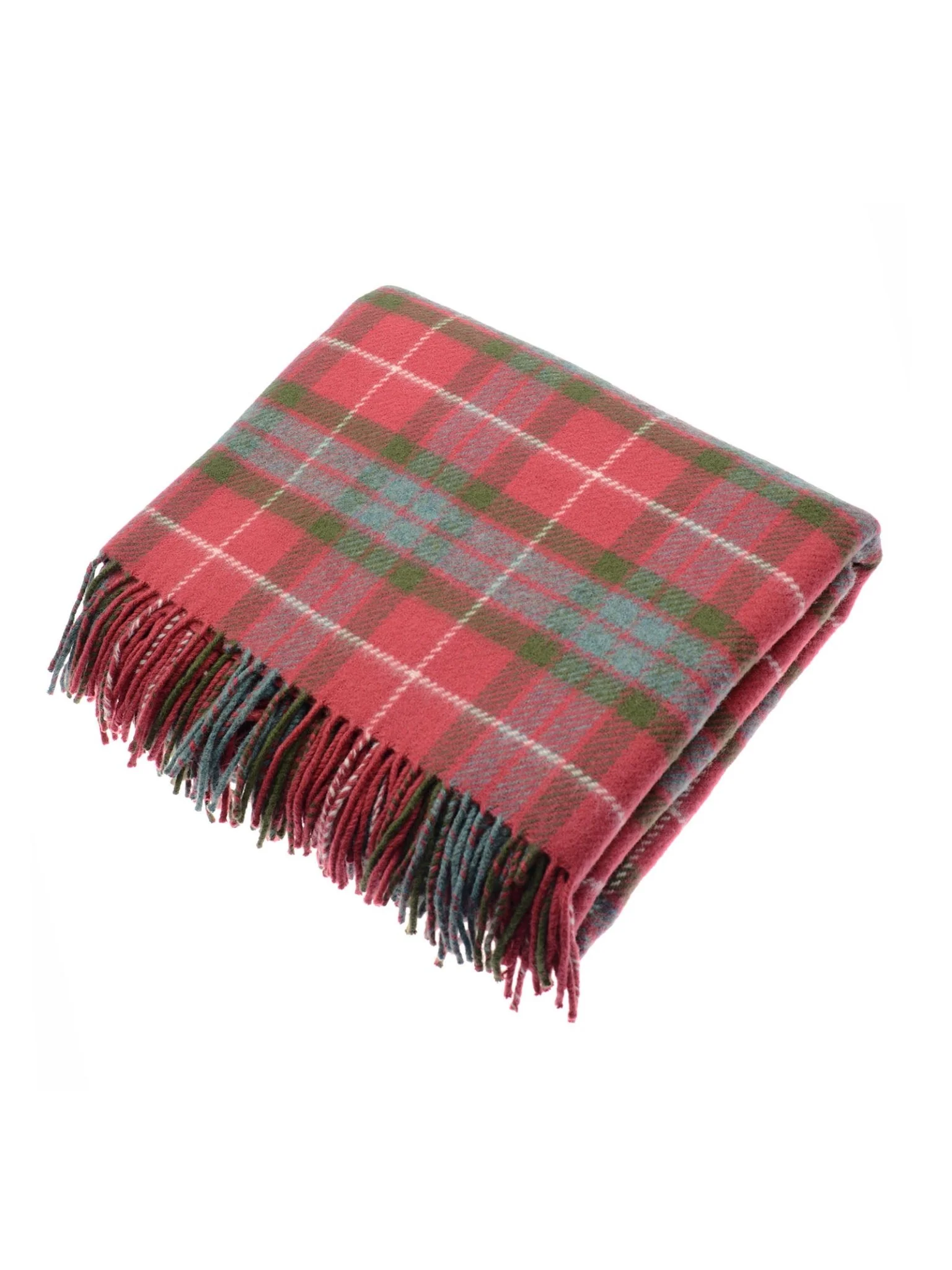 Limited Edition Fraser Red Weathered Lambswool Throw