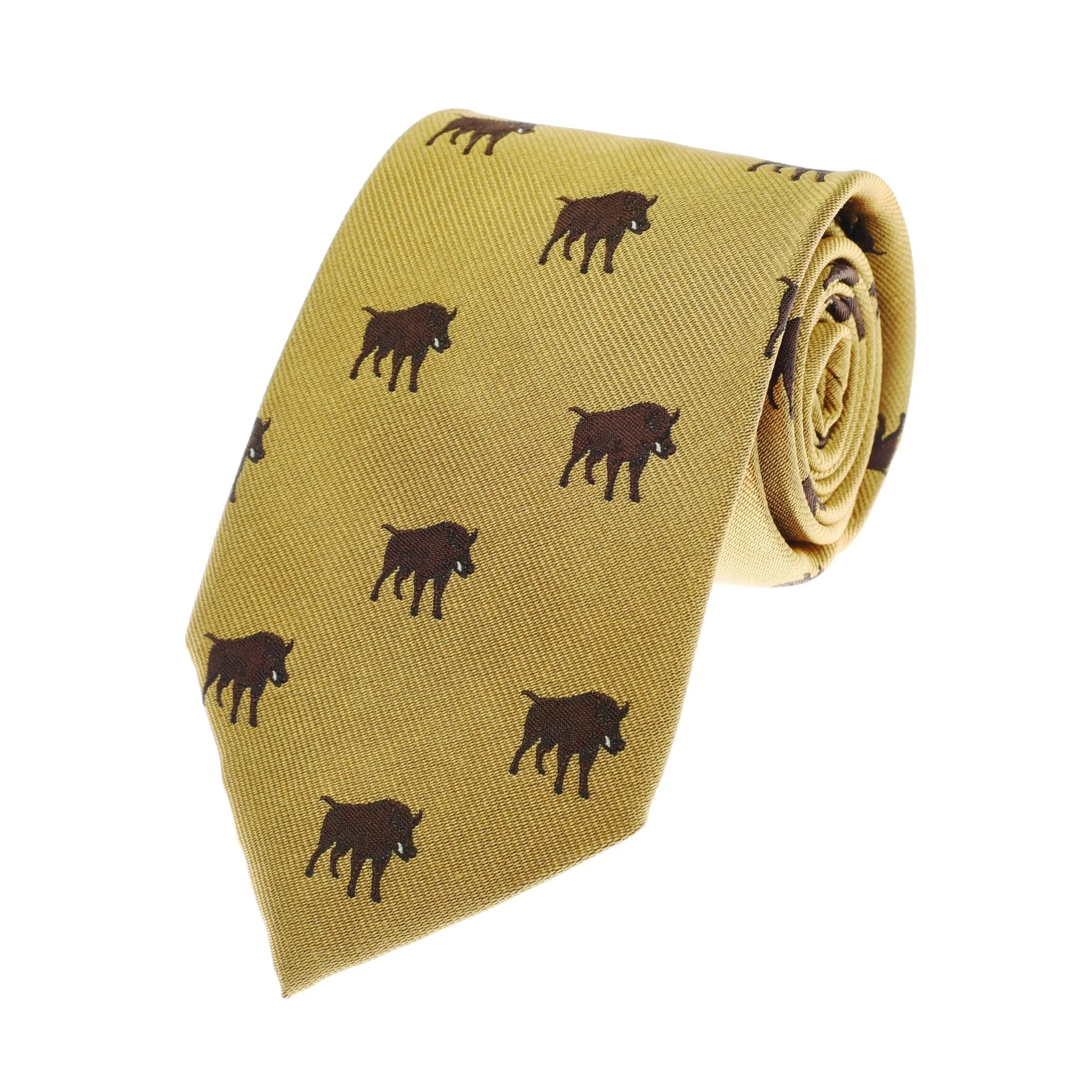 Boar Silk Tie - Image 4