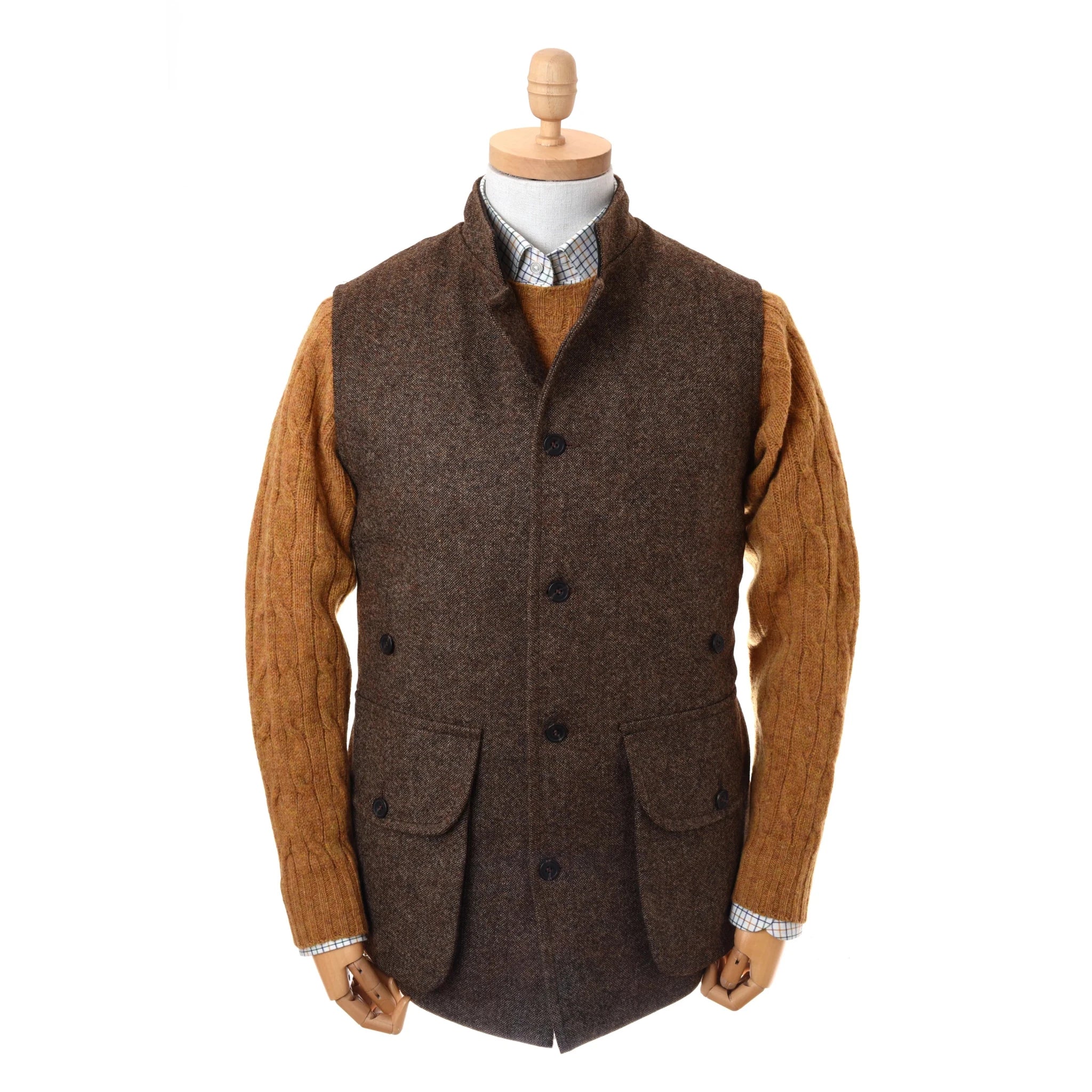 Auld Stock Field Nehru Gilet - Image 9