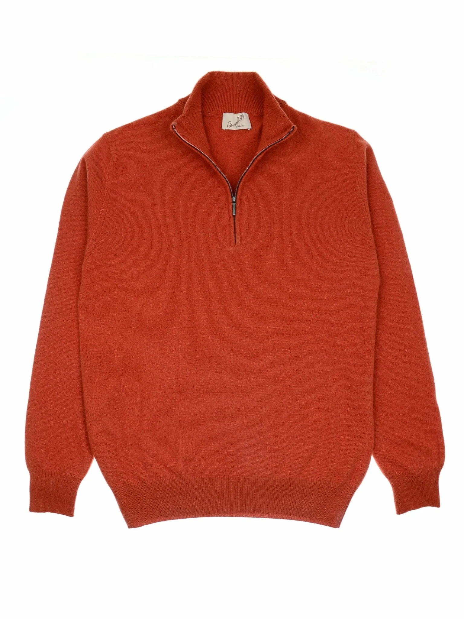 Merino & Cashmere Quarter Zip Jumper - Image 10