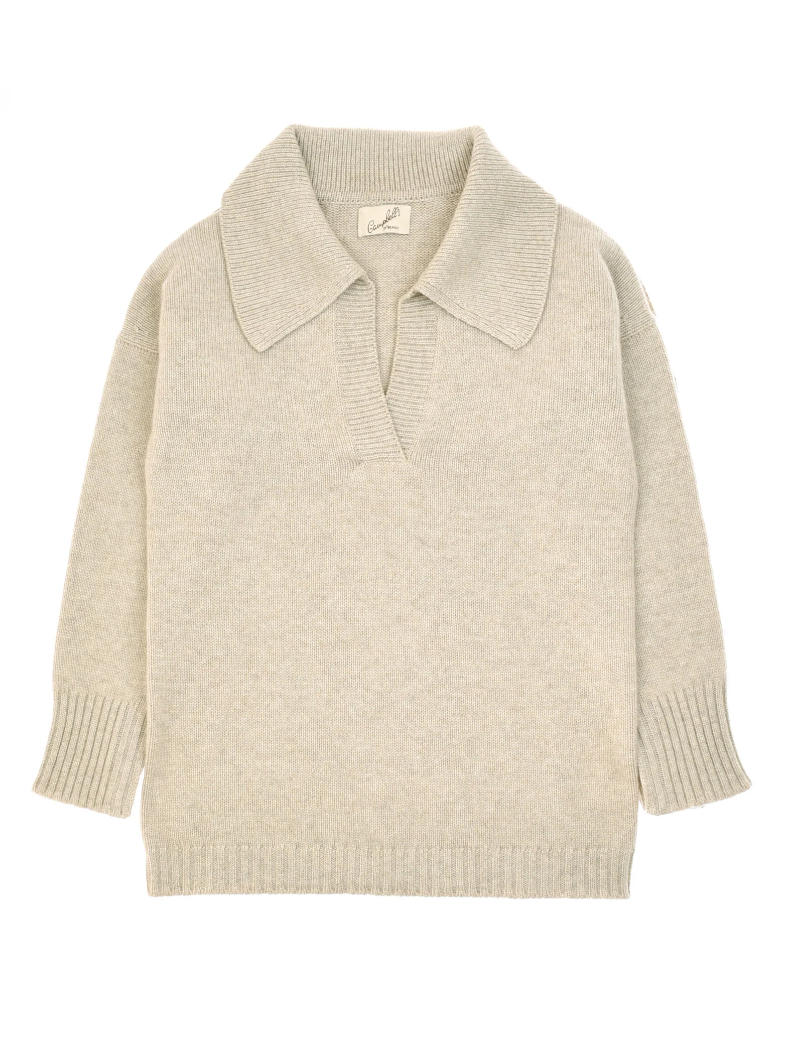 Auld Stock Cashmere Shirt Jumper - Image 4