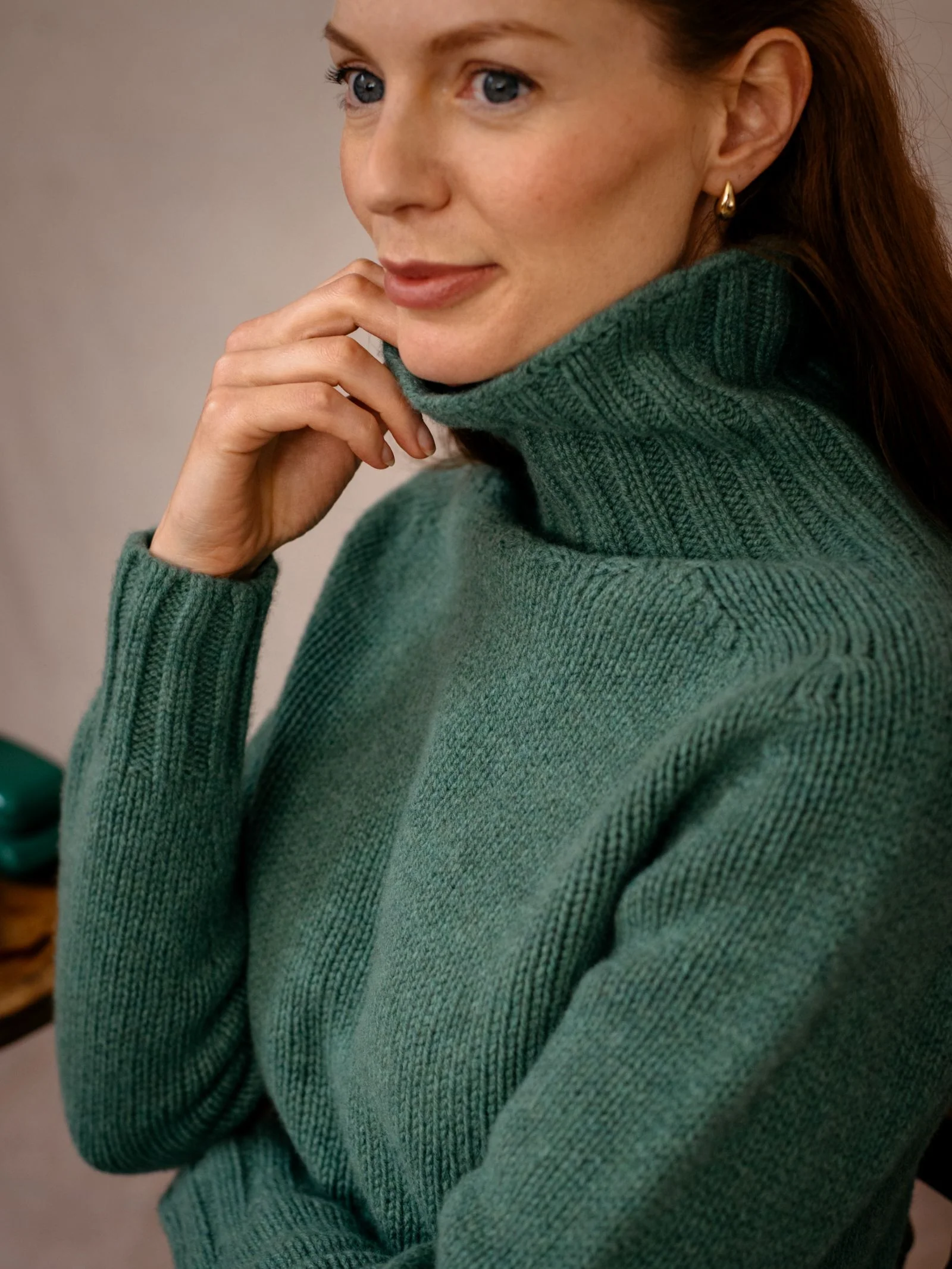 Chunky Roll Neck Sweater - Image 10