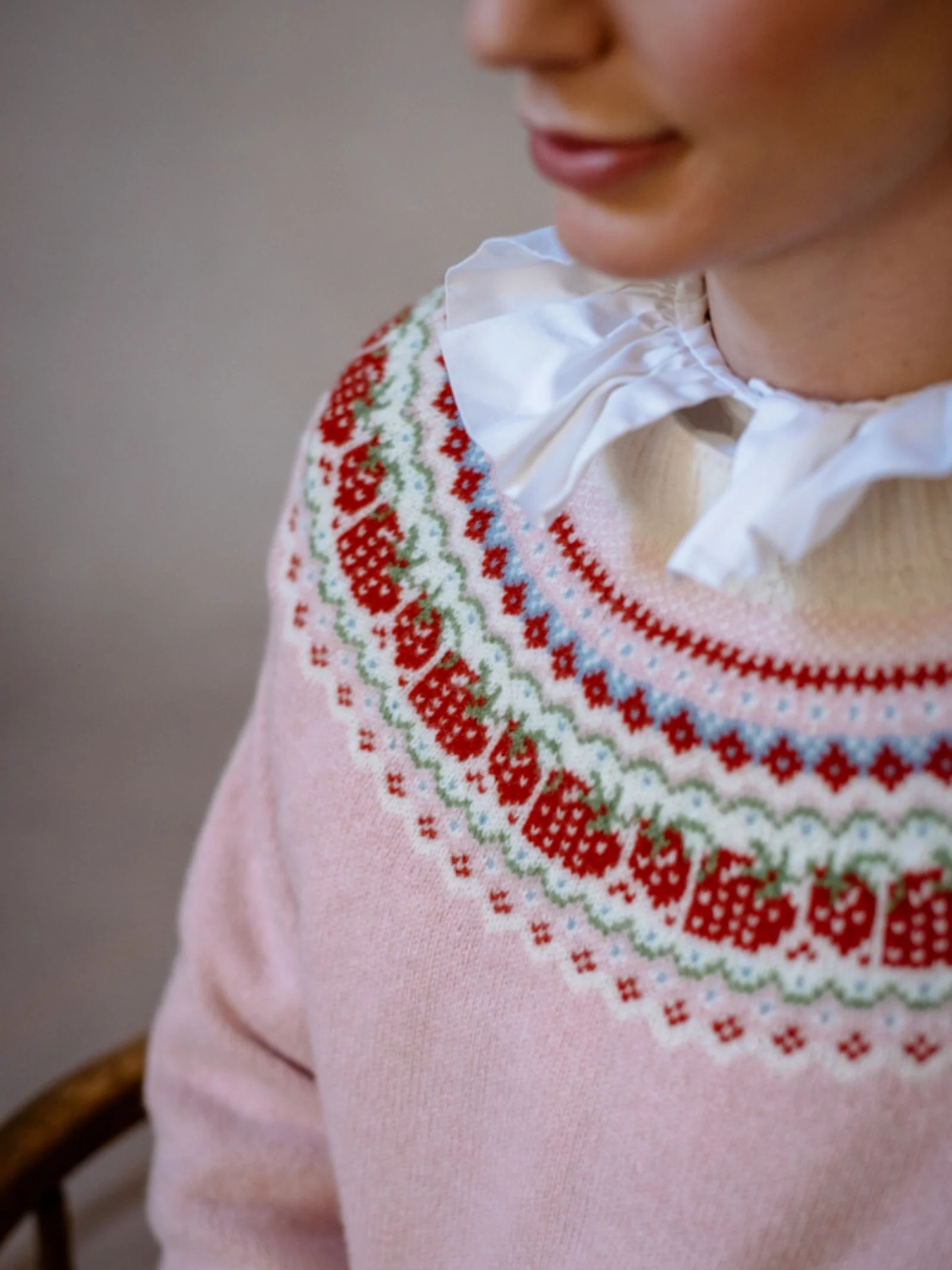 Strawberry Yoke Jumper - Image 5