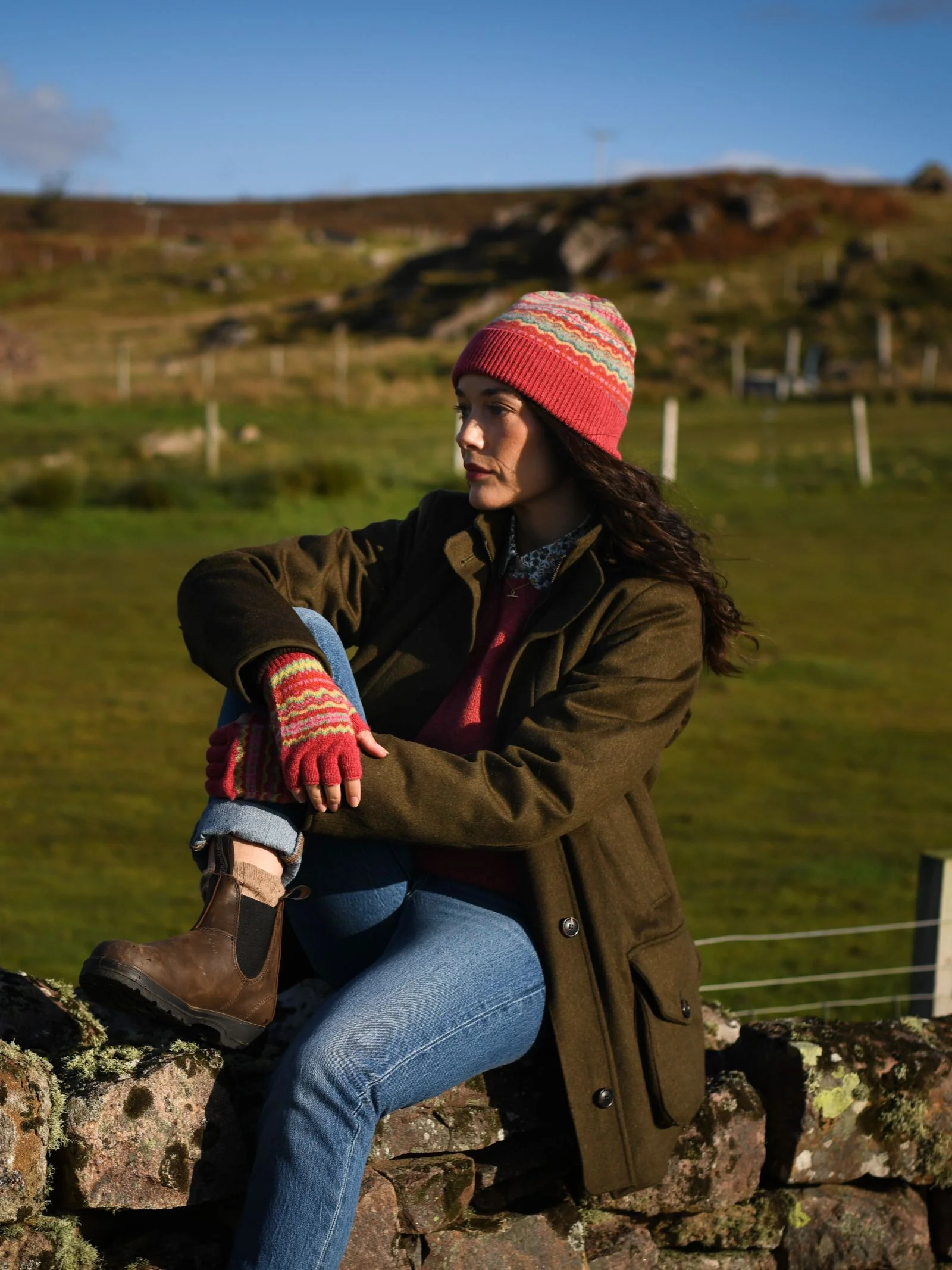 Auld Stock Lambswool Fairisle Hat - Image 2