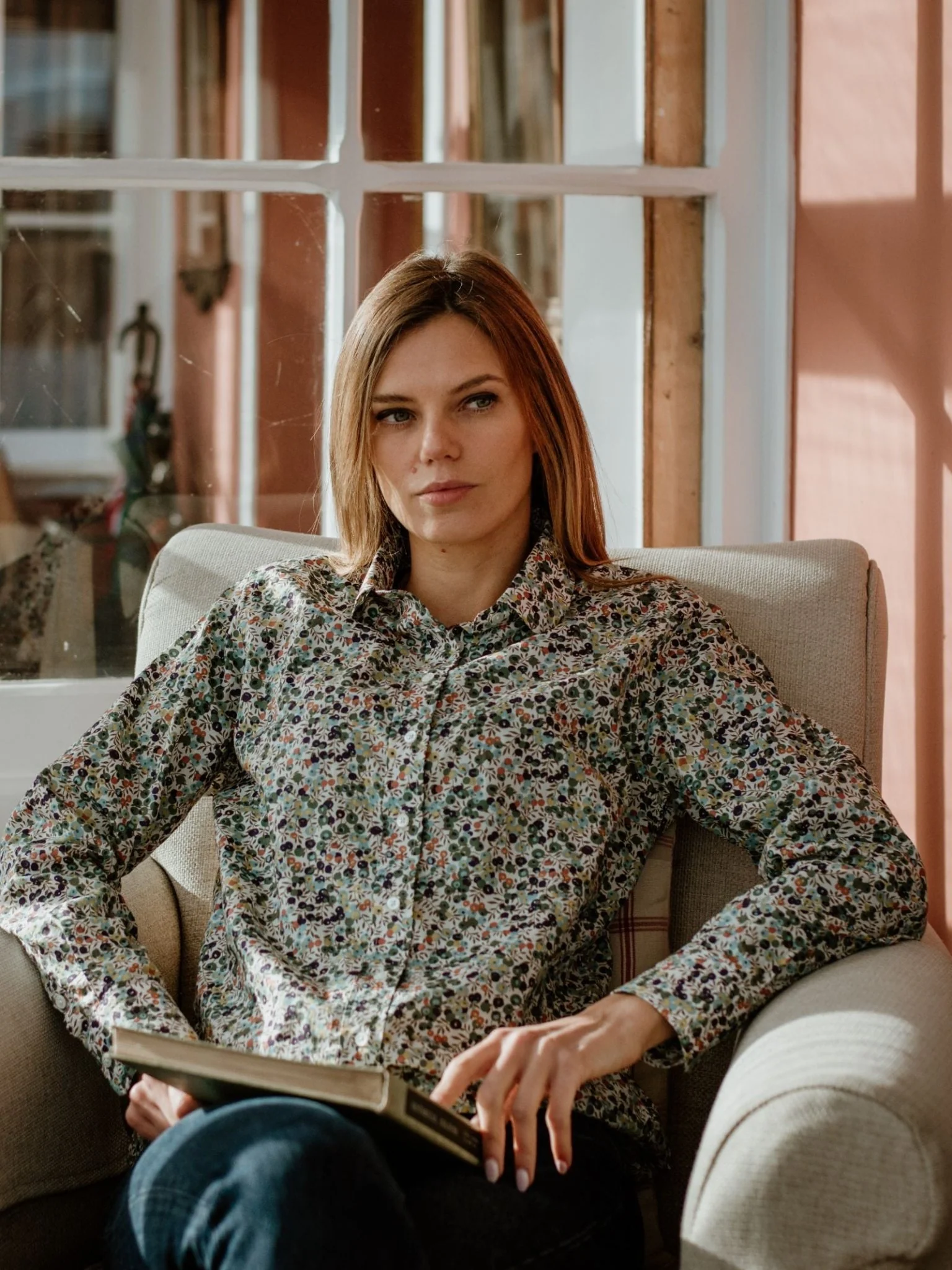 Liberty Print Cotton Shirt - Image 7