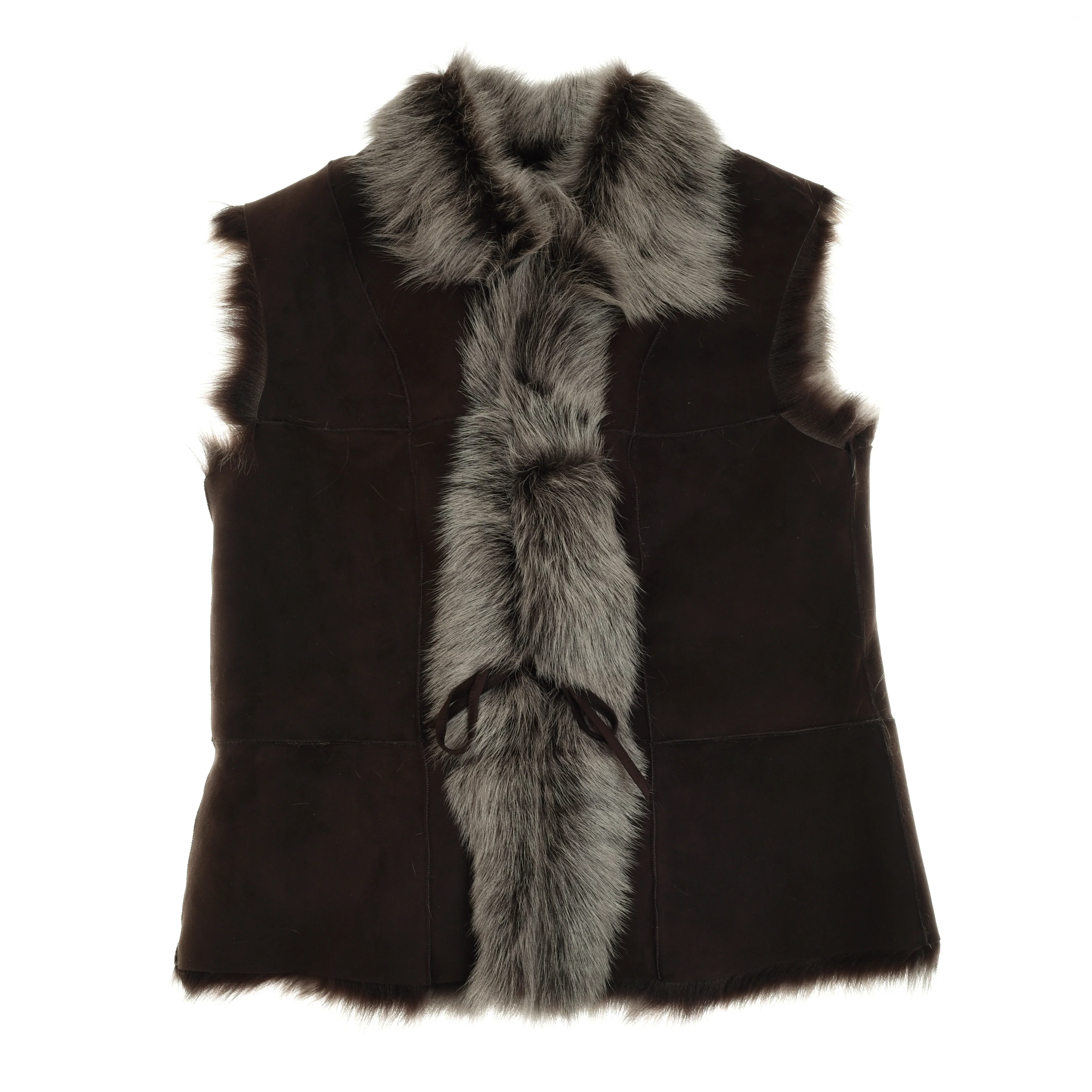 Auld Stock Sheepskin Reversible Gilet - Image 5