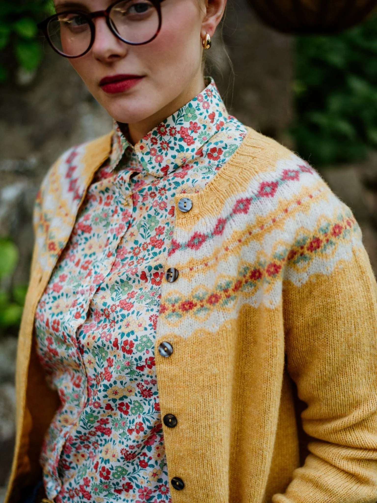 Shetland Fairisle Cardigan - Image 3