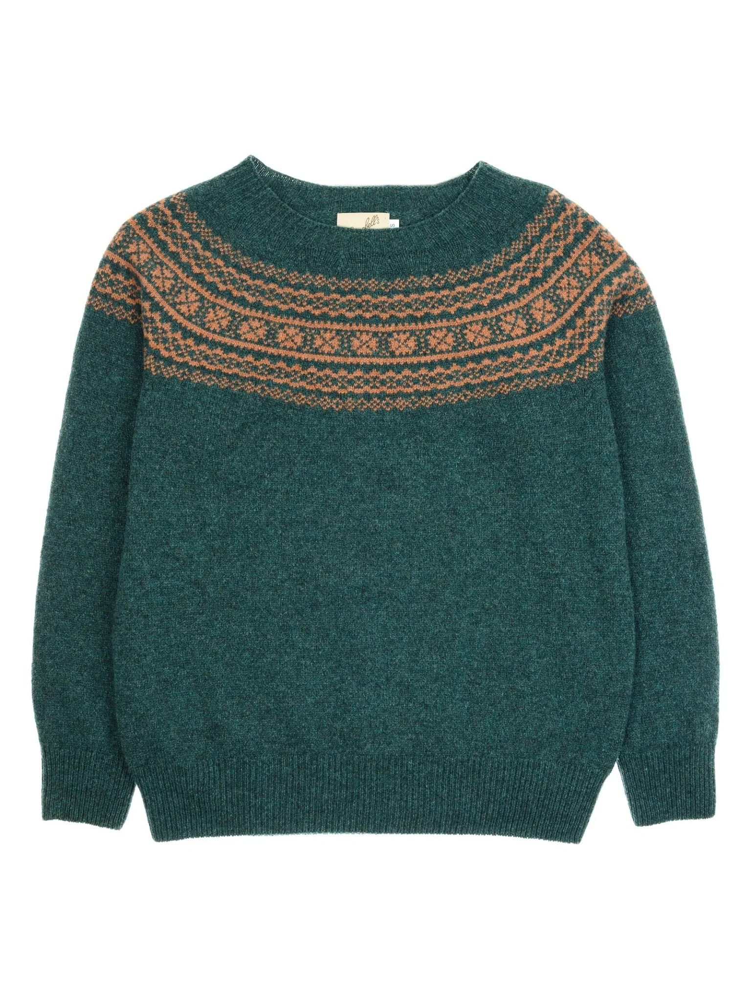Two-Colour Fairisle Yoke Jumper - Image 13