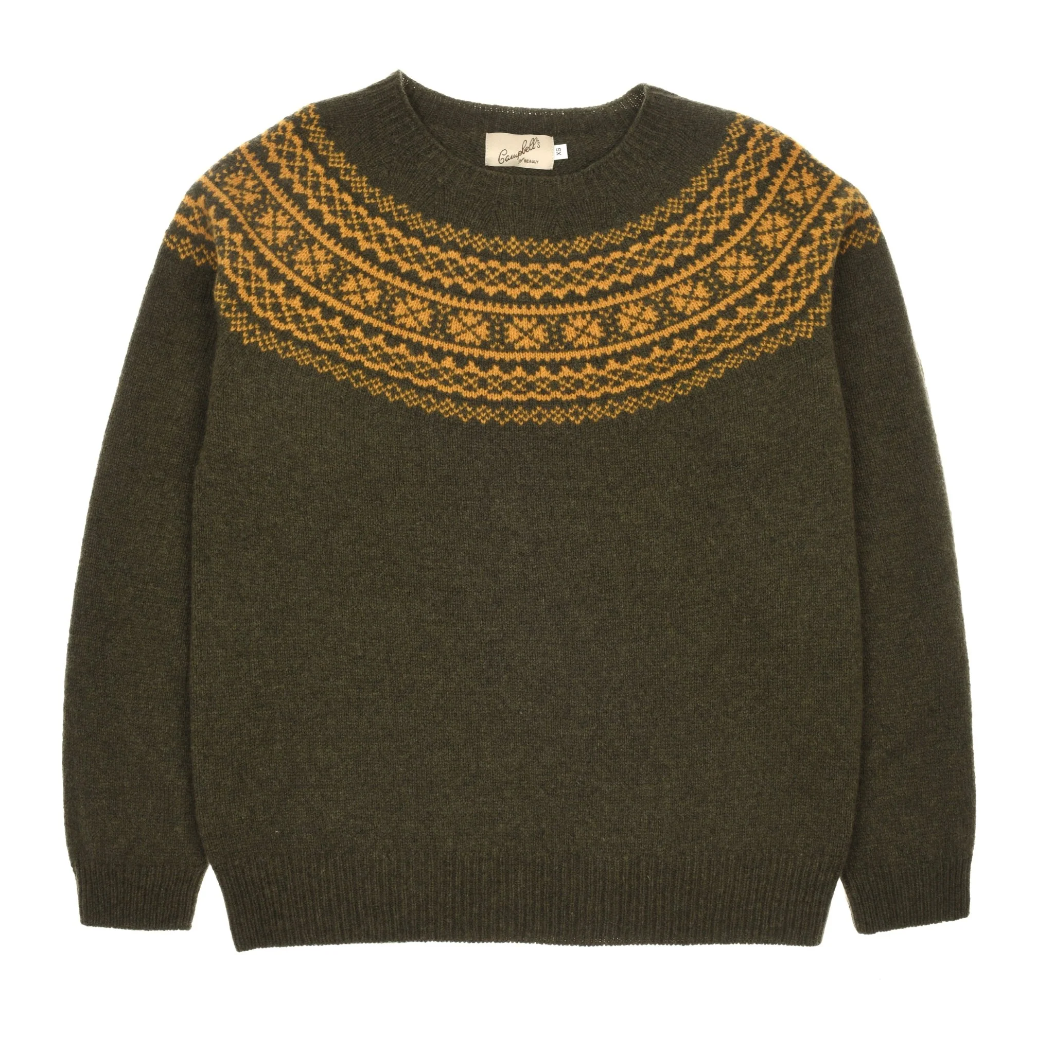 Two-Colour Fairisle Yoke Jumper - Image 8